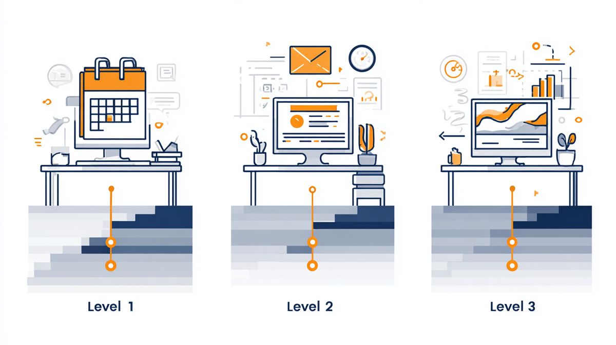 Drie levels van automatisering voor coaches van basis tot geavanceerd