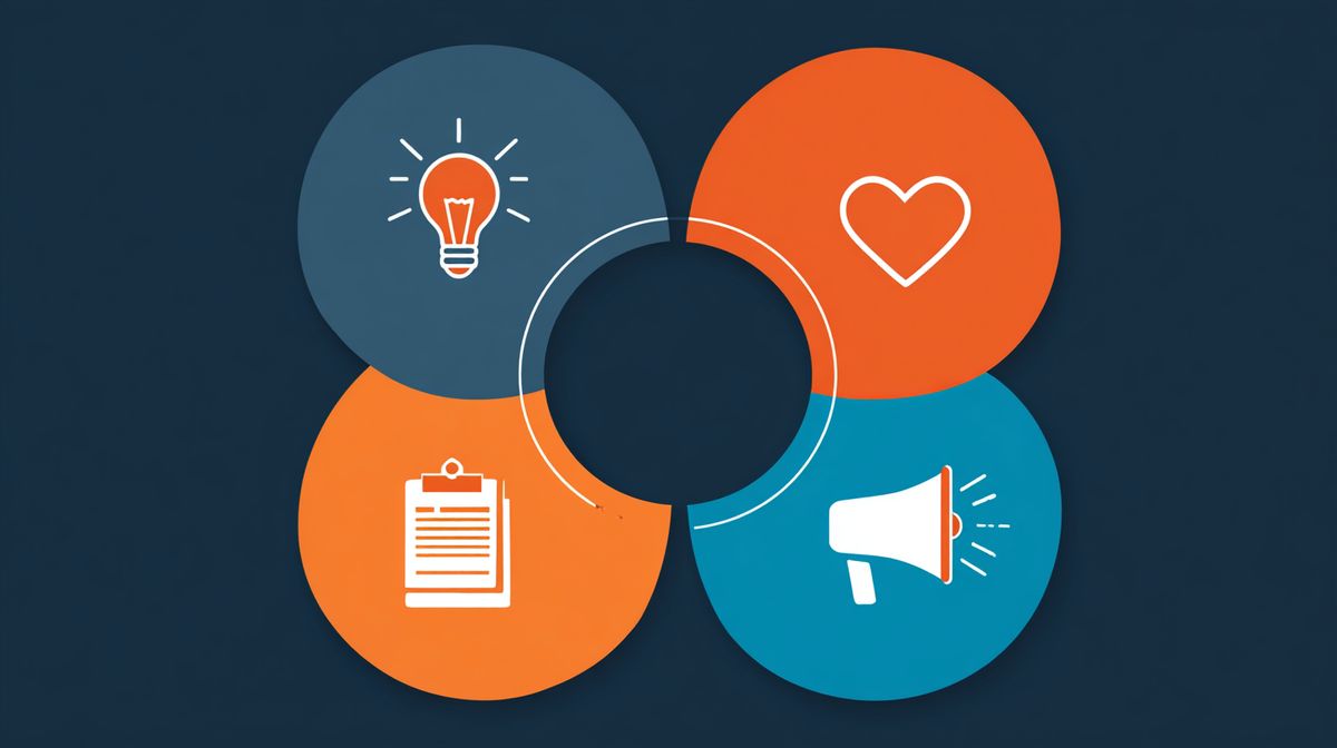 De 4 content-pijlers voor coaches: educatie, inspiratie, persoonlijk en aanbod