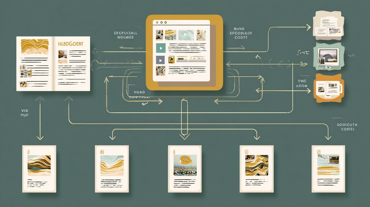 Content hergebruik schema van blog naar social media, email en video