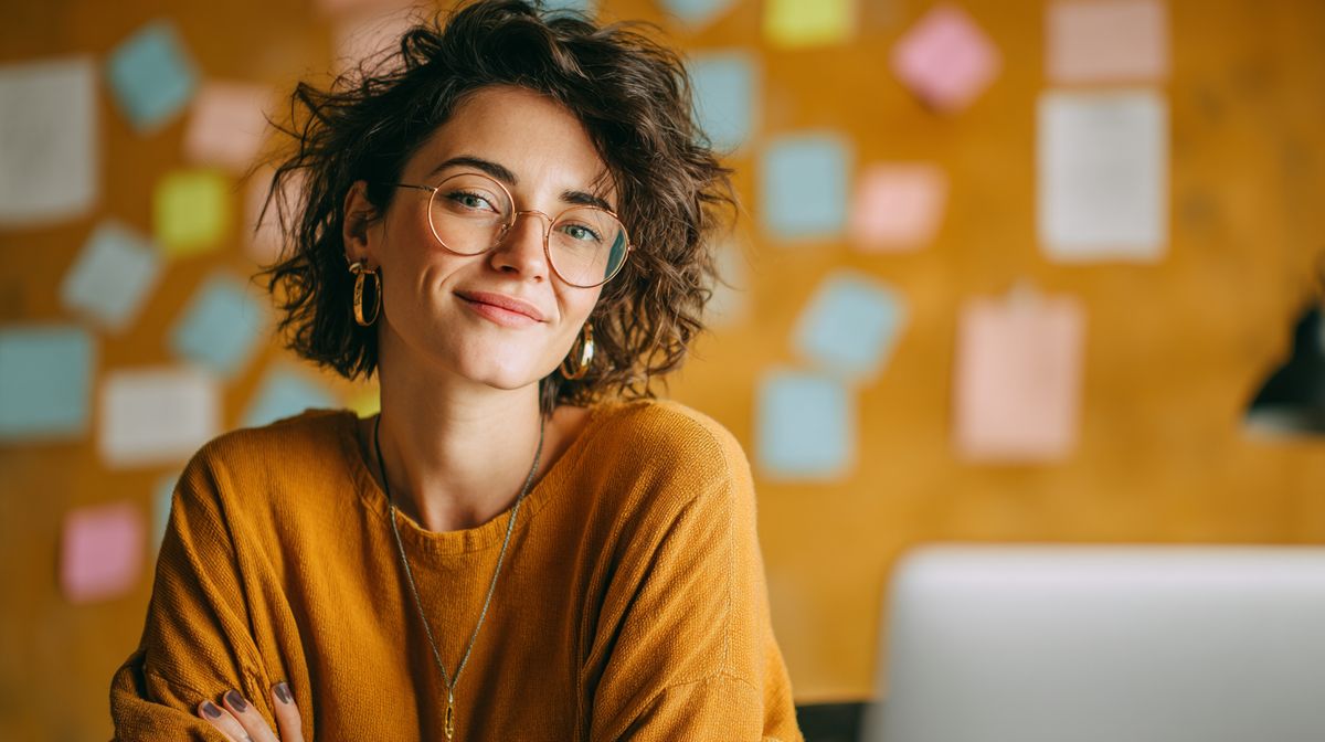 Coach werkt aan content strategie met content kalender op de achtergrond