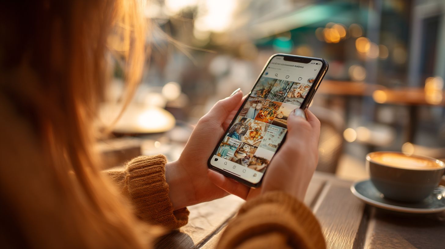 Content planner met kleurgecodeerde Instagram posts voor een coaching business