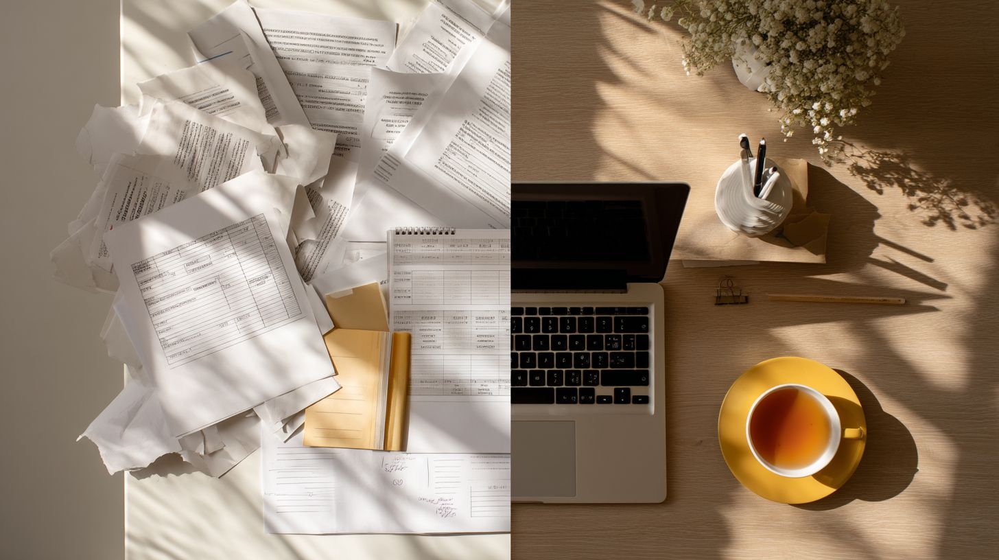 Coach die reageert op DM's op haar telefoon met een glimlach