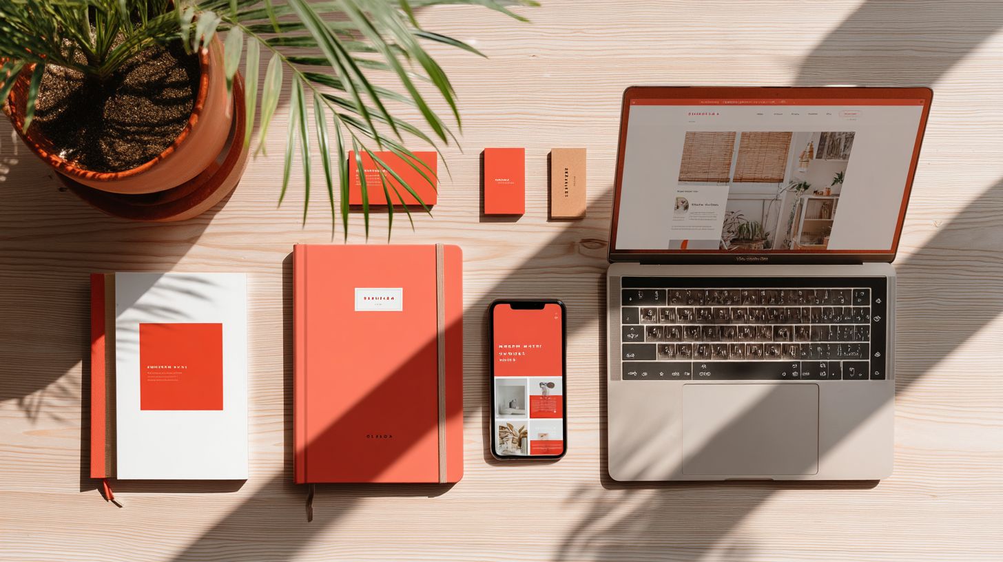 Smartphone met consistente Instagram-feed van een coach in herkenbare stijl