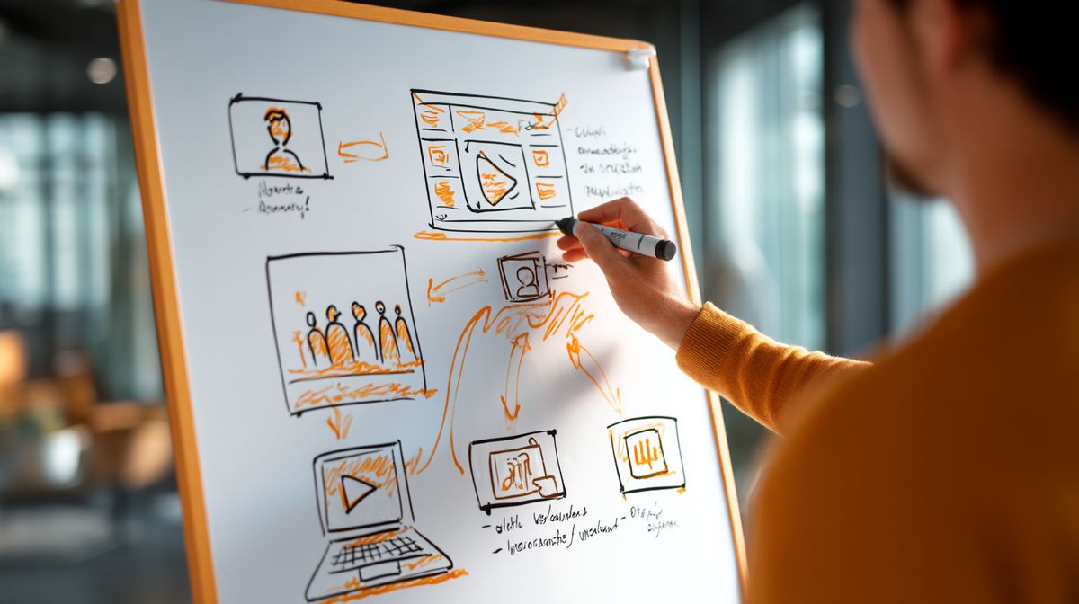 Overzicht van vijf coaching verdienmodellen op een whiteboard met bedragen