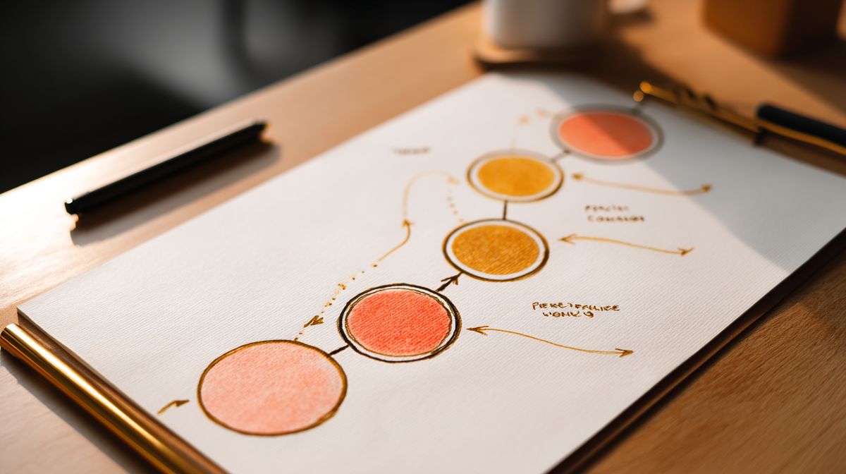 Twee coaches in gesprek over pricing met koffie in een moderne werkruimte